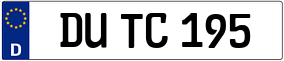 Truck License Plate
